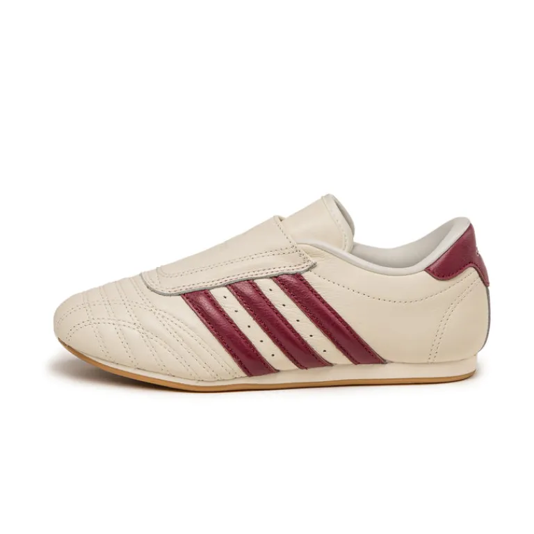 Leder Sneaker|Terrace Casual Sneaker*Adidas Taekwondo W Off White / Noble Maroon / Gum 3