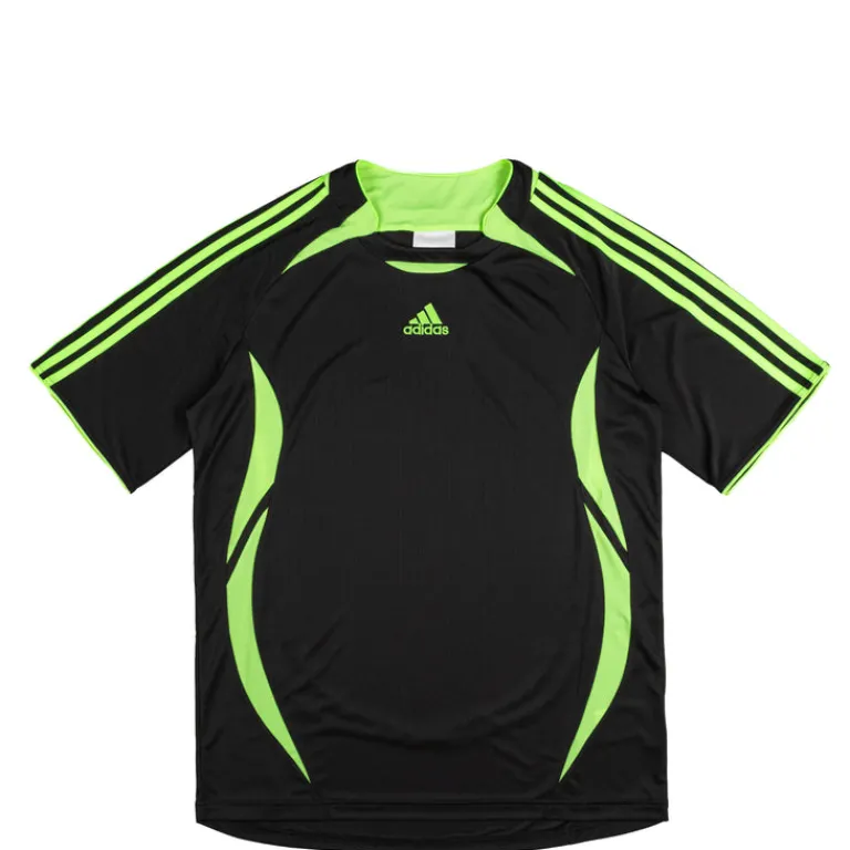 T-Shirts*Adidas Teamgeist Adicolor T-Shirt Black / Signal Green