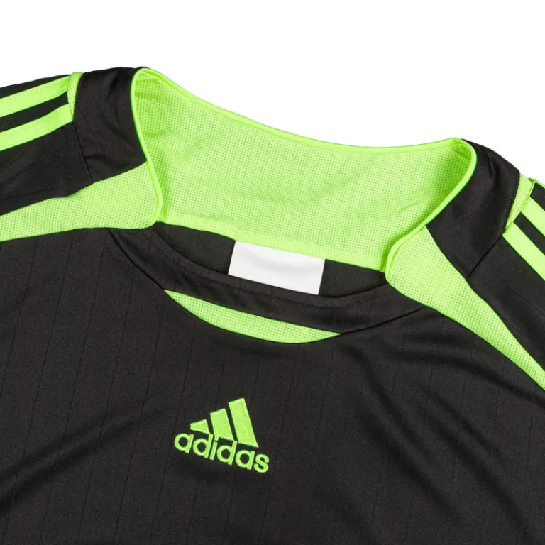 T-Shirts*Adidas Teamgeist Adicolor T-Shirt Black / Signal Green