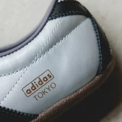 Leder Sneaker|Terrace Casual Sneaker*Adidas Tokyo W Silver Metallic / Core Black / Gum
