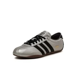 Leder Sneaker|Terrace Casual Sneaker*Adidas Tokyo W Silver Metallic / Core Black / Gum