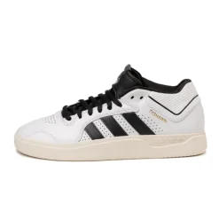 Leder Sneaker|Weiße Sneaker*Adidas Tyshawn Mid Footwear White / Core Black / Footwear White