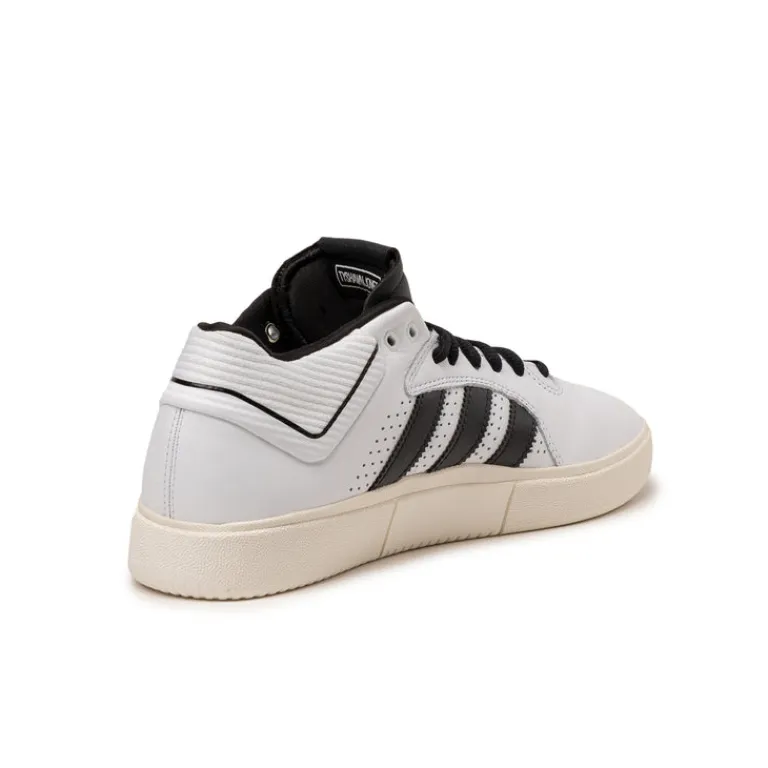 Leder Sneaker|Weiße Sneaker*Adidas Tyshawn Mid Footwear White / Core Black / Footwear White