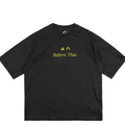T-Shirts*Adidas x Anthony Edwards Believe That T-Shirt Black / Preloved Lime