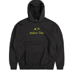Hoodies*Adidas x Anthony Edwards Believe That Hoodie Black / Preloved Lime