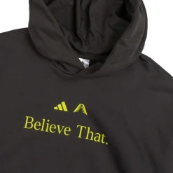 Hoodies*Adidas x Anthony Edwards Believe That Hoodie Black / Preloved Lime