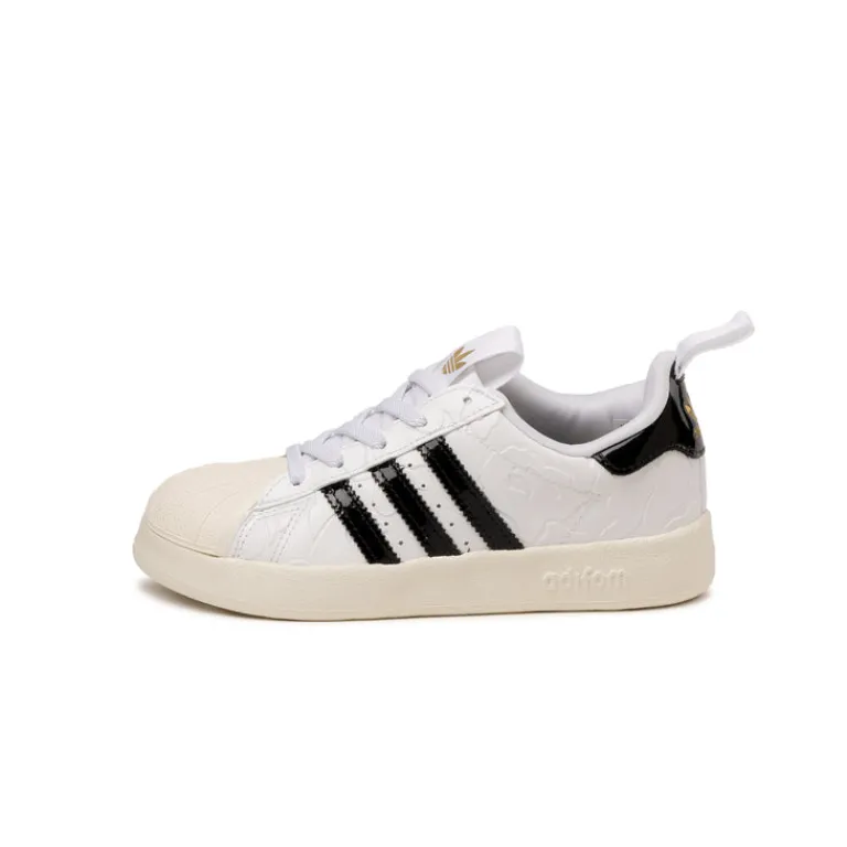 Vegane Sneaker|Weiße Sneaker*Adidas x Bape adifom SSTR 360 Kids Footwear White / Core Black / Off White