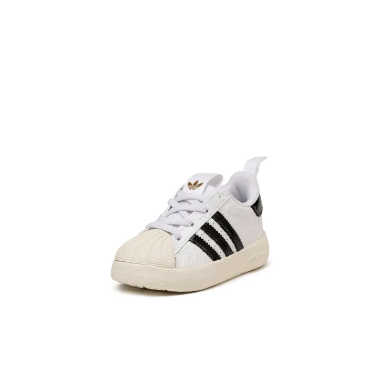 Vegane Sneaker|Weiße Sneaker*Adidas x Bape adiform SSTR 360 Infant Footwear White / Core Black / Gold Metallic
