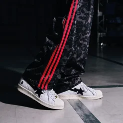 Leder Sneaker|Weiße Sneaker*Adidas x BAPE SSTR Footwear White / Core Black / Off White