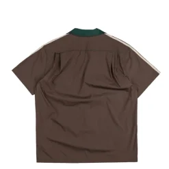 T-Shirts*Adidas x Clot by Edison Chen Bowling Shirt Dark Brown