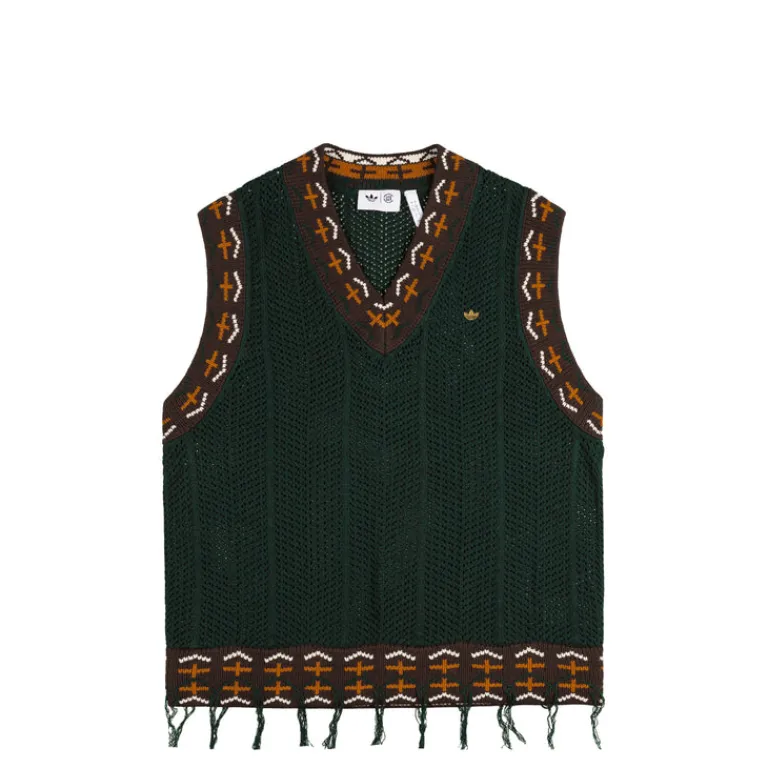 T-Shirts*Adidas x Clot by Edison Chen Crochet Vest Green Night