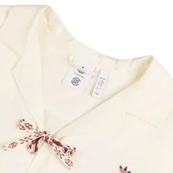 Hemden*Adidas x Clot by Edison Chen Bowling Shirt Cream White