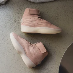 High-Top Sneaker|Leder Sneaker*Adidas x Fear of God Athletics II High Top Ash Pearl / Ash Pearl / Ash Pearl