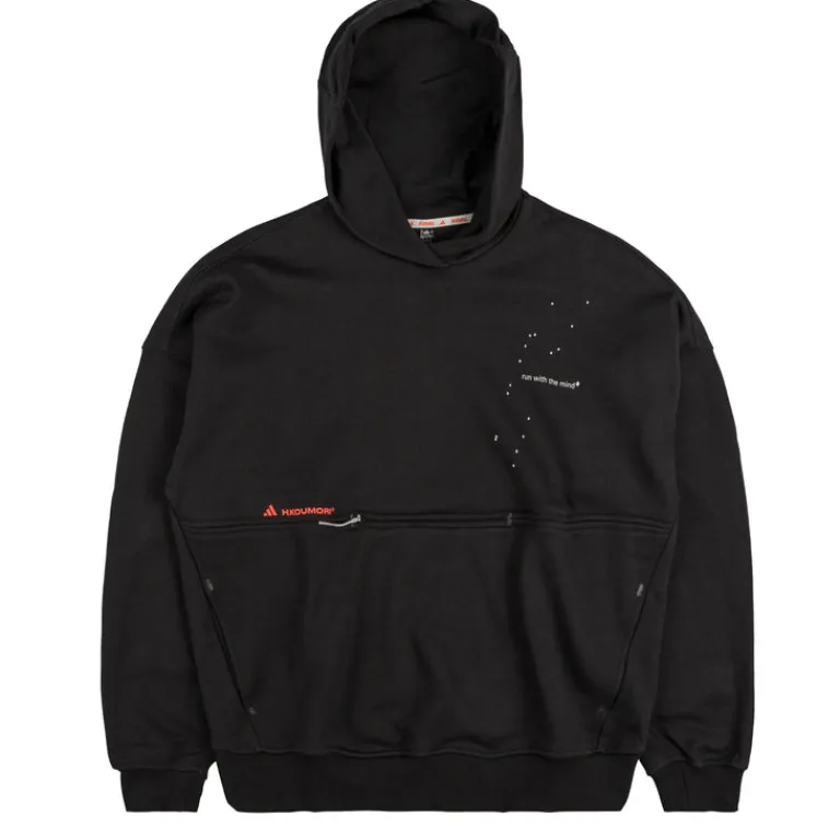 Crewnecks*Adidas x Hermanos Koumori Adi365 Running Hoodie Black
