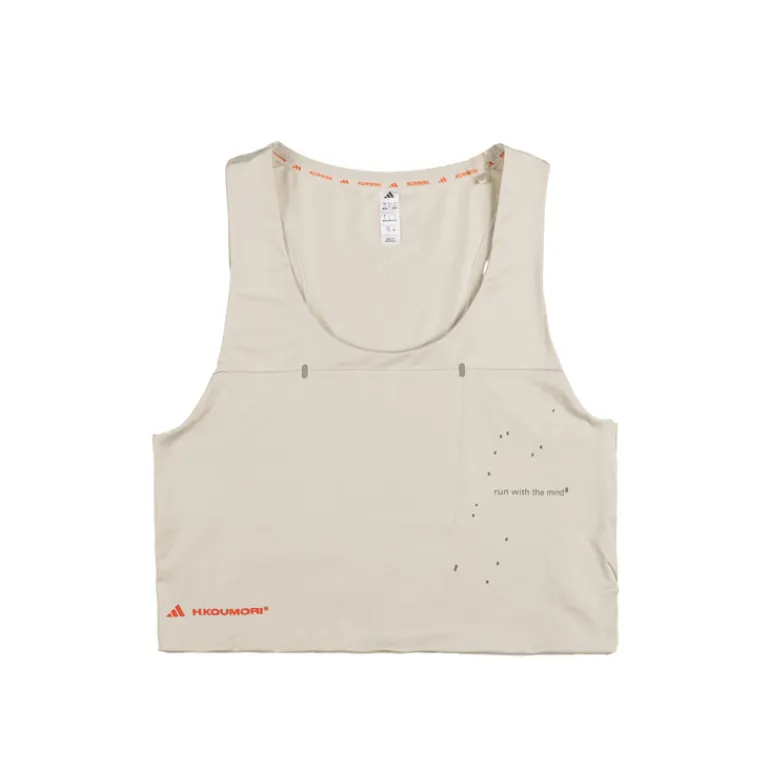 Running|T-Shirts*Adidas x Hermanos Koumori Wmns Running Crop Top Alumina