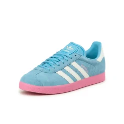 Leder Sneaker|Terrace Casual Sneaker*Adidas x MLS Gazelle *Inter Miami CF* Semi Blue Burst / White Tint / Bliss Pink