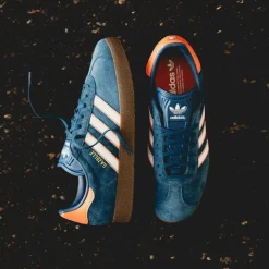 Leder Sneaker|Terrace Casual Sneaker*Adidas x MLS Gazelle *Minnesota United FC* Legend Ink / Footwear White / Gold Metallic