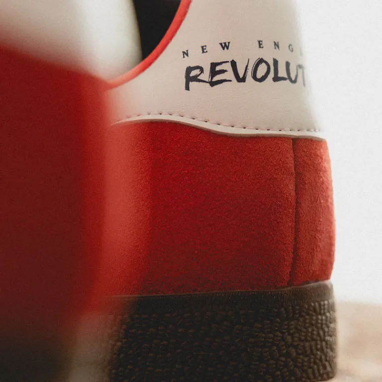 Leder Sneaker|Terrace Casual Sneaker*Adidas x MLS Gazelle *New England Revolution* Birght Red / Footwear White / Nightsky