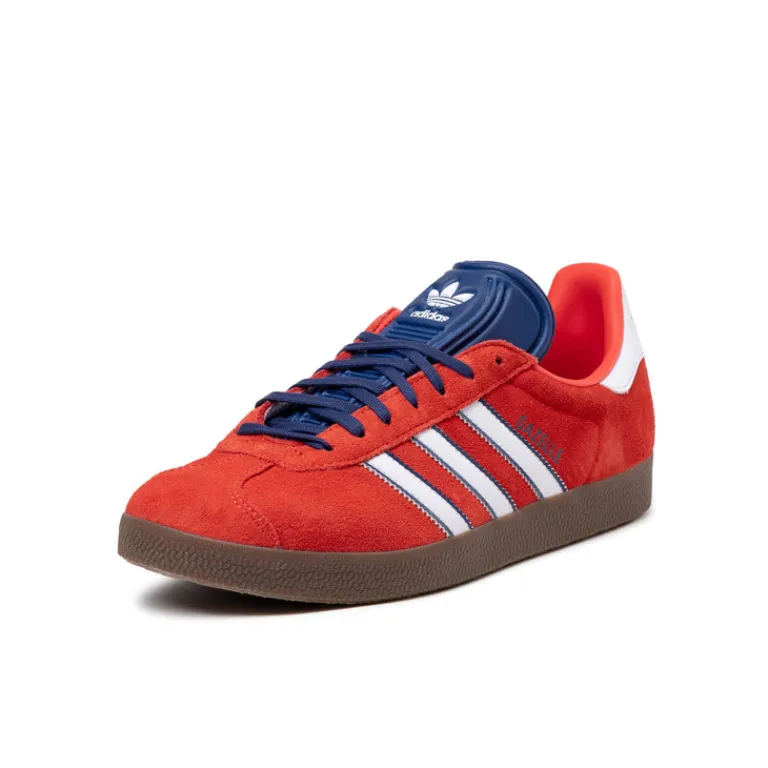 Leder Sneaker|Terrace Casual Sneaker*Adidas x MLS Gazelle *New England Revolution* Birght Red / Footwear White / Nightsky