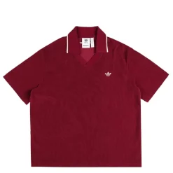 T-Shirts*Adidas x Wales Bonner Terry Polo Collegiate Burgundy