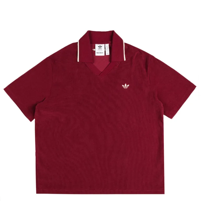 T-Shirts*Adidas x Wales Bonner Terry Polo Collegiate Burgundy