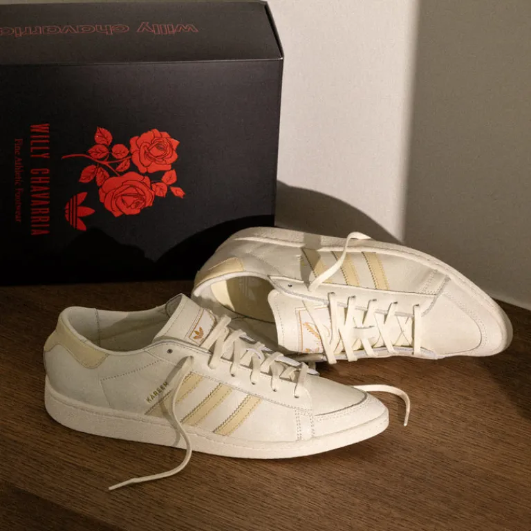 Leder Sneaker|Terrace Casual Sneaker*Adidas x Willy Chavarria Jabbar Dress Off White / Warm Vanilla / Cream White