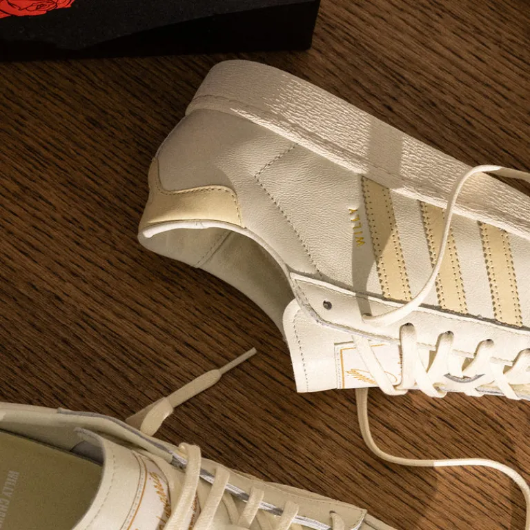 Leder Sneaker|Terrace Casual Sneaker*Adidas x Willy Chavarria Jabbar Dress Off White / Warm Vanilla / Cream White