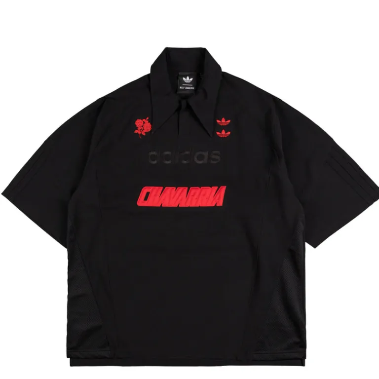 T-Shirts*Adidas x Willy Chavarria Polo Black
