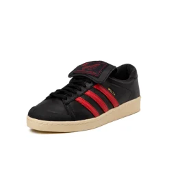 Leder Sneaker|Terrace Casual Sneaker*Adidas x Willy Chavarria Jabbar Low Core Black / Core Black / Red