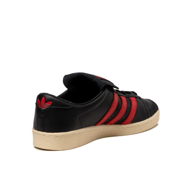 Leder Sneaker|Terrace Casual Sneaker*Adidas x Willy Chavarria Jabbar Low Core Black / Core Black / Red
