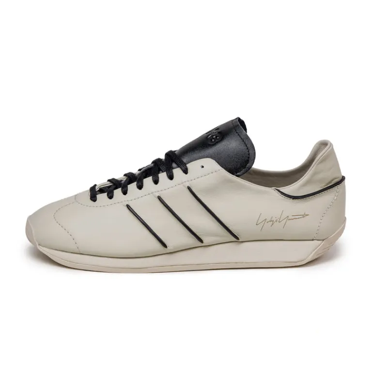 Leder Sneaker|Terrace Casual Sneaker*Adidas Y-3 Country Talc / Talc / Black
