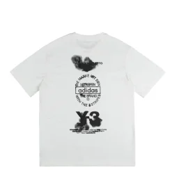 T-Shirts*Adidas Y-3 Graphic Short Sleeve Tee Core White