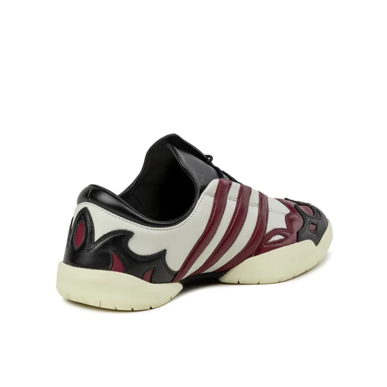 Leder Sneaker*Adidas Y-3 Regu 2002 Orbit Grey / Collegiate Burgundy / Black