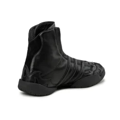 High-Top Sneaker|Leder Sneaker*Adidas Y-3 Regu 2002 Hi Black / Black / Black