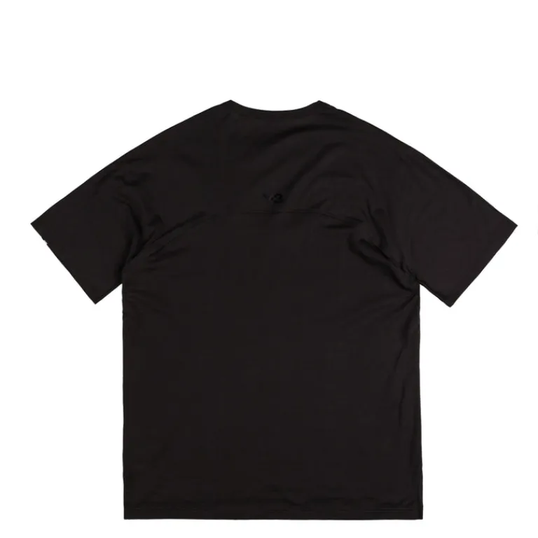 T-Shirts*Adidas Y-3 Y-3 3-Stripes Short Sleeve Tee Black
