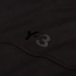 T-Shirts*Adidas Y-3 Y-3 3-Stripes Short Sleeve Tee Black