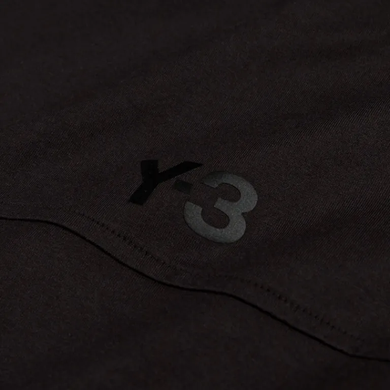 T-Shirts*Adidas Y-3 Y-3 3-Stripes Short Sleeve Tee Black