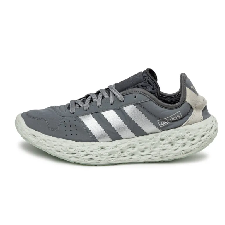 Vegane Sneaker*Adidas ZPONGE Grey Four / Metallic Silver / Solar Red