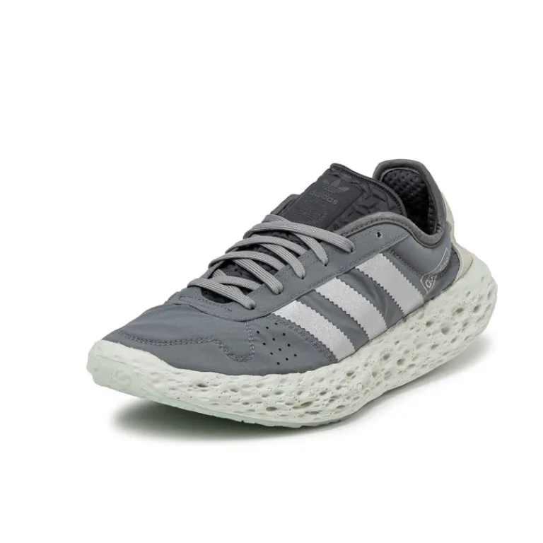 Vegane Sneaker*Adidas ZPONGE Grey Four / Metallic Silver / Solar Red