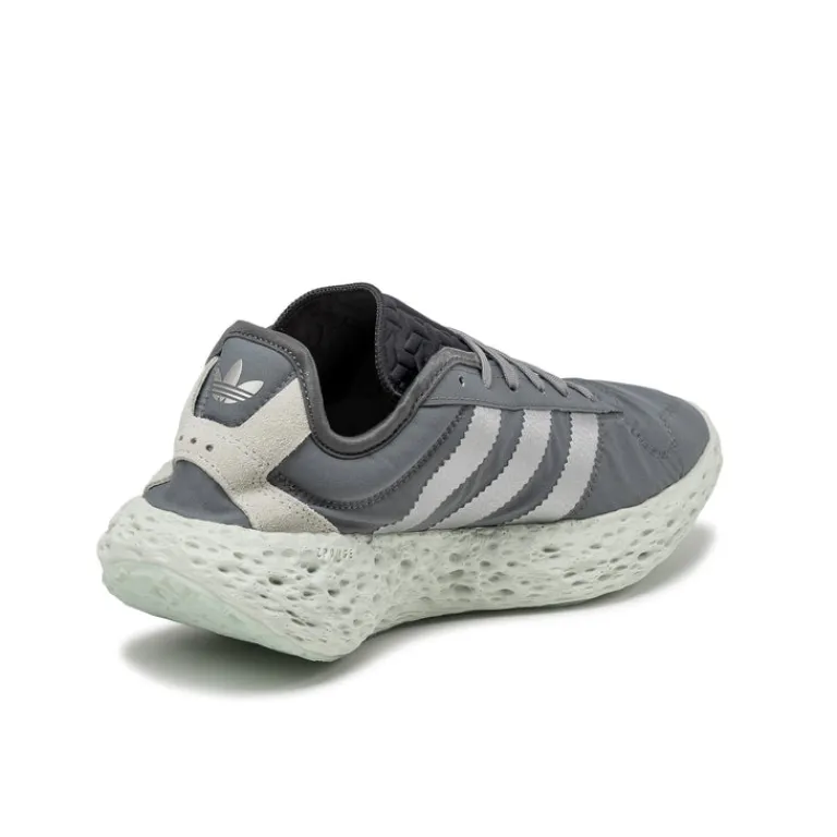 Vegane Sneaker*Adidas ZPONGE Grey Four / Metallic Silver / Solar Red