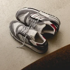 Leder Sneaker|Terrace Casual Sneaker*Adidas ZX 600 Dash Grey / Silver Metallic / Grey Two