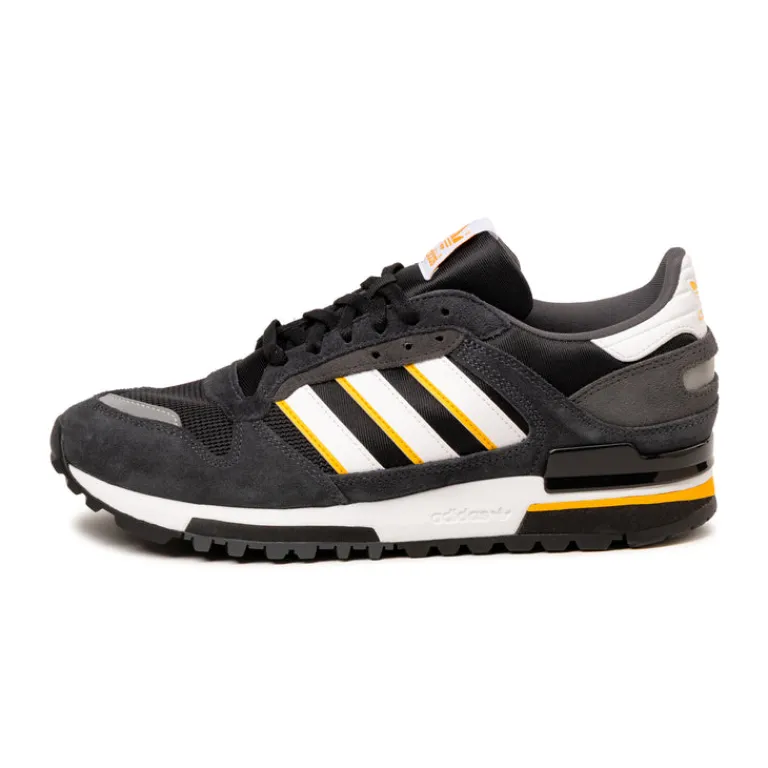 Leder Sneaker|Terrace Casual Sneaker*Adidas ZX 600 Carbon / Footwear White / Core Black