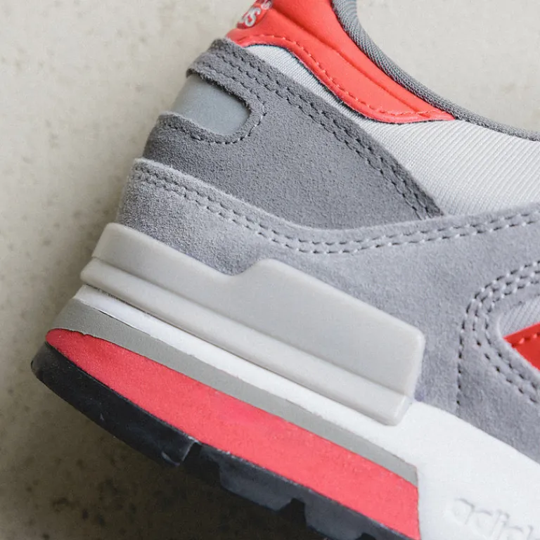 Leder Sneaker|Terrace Casual Sneaker*Adidas ZX 600 Grey Three / Beta Scarlet / Grey Two