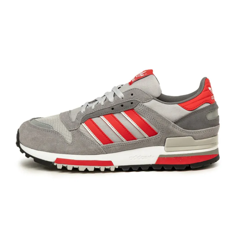 Leder Sneaker|Terrace Casual Sneaker*Adidas ZX 600 Grey Three / Beta Scarlet / Grey Two