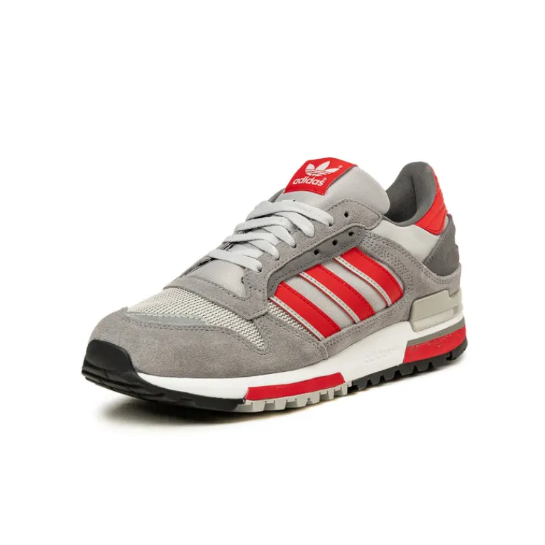 Leder Sneaker|Terrace Casual Sneaker*Adidas ZX 600 Grey Three / Beta Scarlet / Grey Two