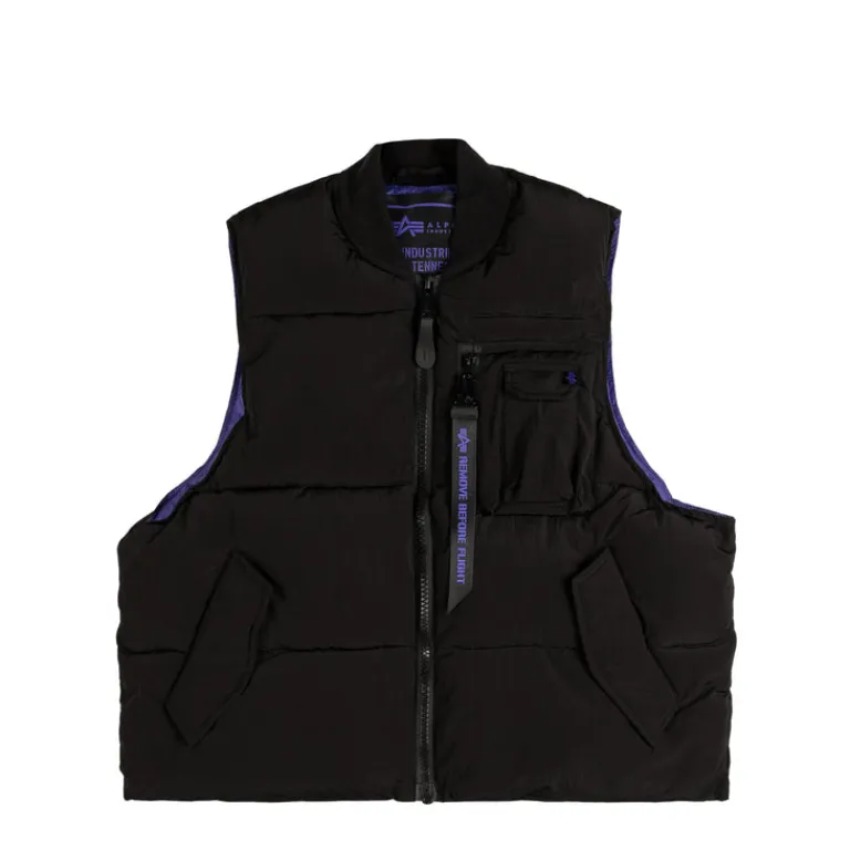 Westen*Alpha Industries MA-1 Puffer Vest UV Black