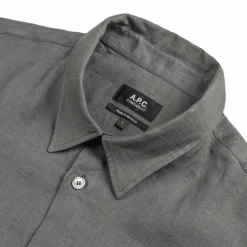 Hemden*A.P.C. Hemd Cassel Logo Pale Green
