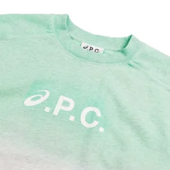 Crewnecks*A.P.C. x Asics Sweat Lake Dip Dye Multicolore