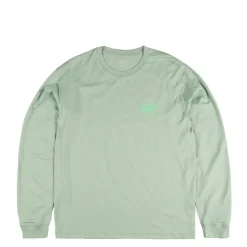 T-Shirts*Arcteryx Kragg SL Cotton Bird Tile Longsleeve Stone Green / Phosphorescent