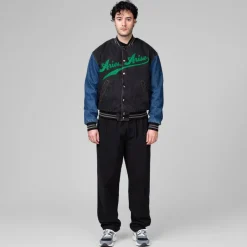 Jacken*Aries Varsity Denim Jacket Multi